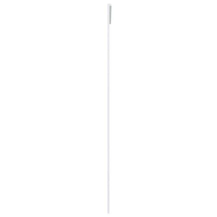 Ușă glisantă, alb, 102,5x205 cm, sticlă ESG și aluminiu - WALTI WALTI