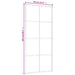 Ușă glisantă, alb, 90x205 cm, sticlă ESG și aluminiu - WALTI WALTI