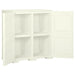 Dulap din plastic, 79x43x85,5 cm, vanilla ice, design de lemn - WALTI WALTI