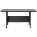 Set mobilier de grădină, 3 piese, perne negre, poliratan - WALTI WALTI