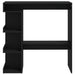 Masă bar cu raft de depozitare, negru, 100x50x101,5 cm, PAL - WALTI WALTI