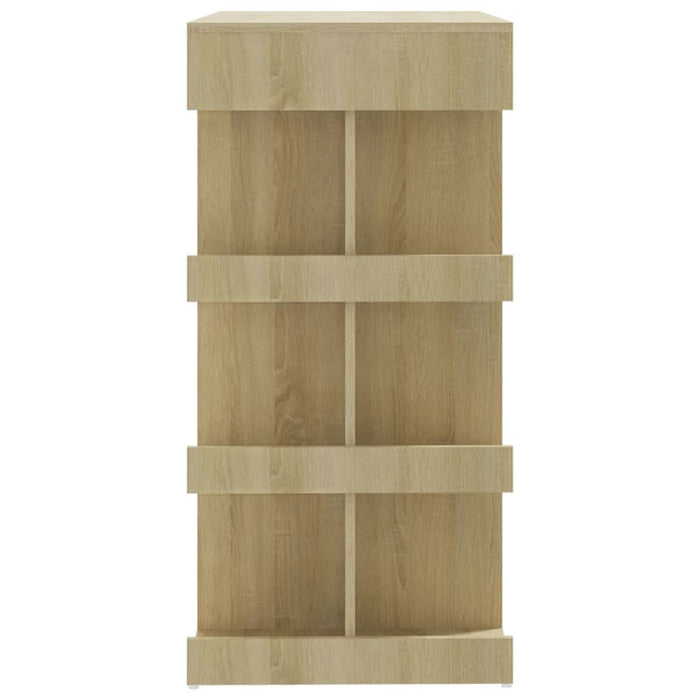 Masă bar cu raft depozitare stejar sonoma 100x50x101,5 cm PAL - WALTI WALTI