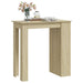 Masă de bar cu raft depozitare stejar sonoma 102x50x103,5cmlemn - WALTI WALTI