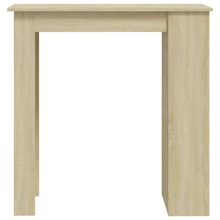 Masă de bar cu raft depozitare stejar sonoma 102x50x103,5cmlemn - WALTI WALTI