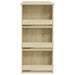 Masă de bar cu raft depozitare stejar sonoma 102x50x103,5cmlemn - WALTI WALTI