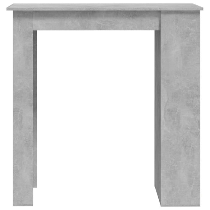 Masă de bar cu raft de depozitare, gri beton, 102x50x103,5 cm - WALTI WALTI