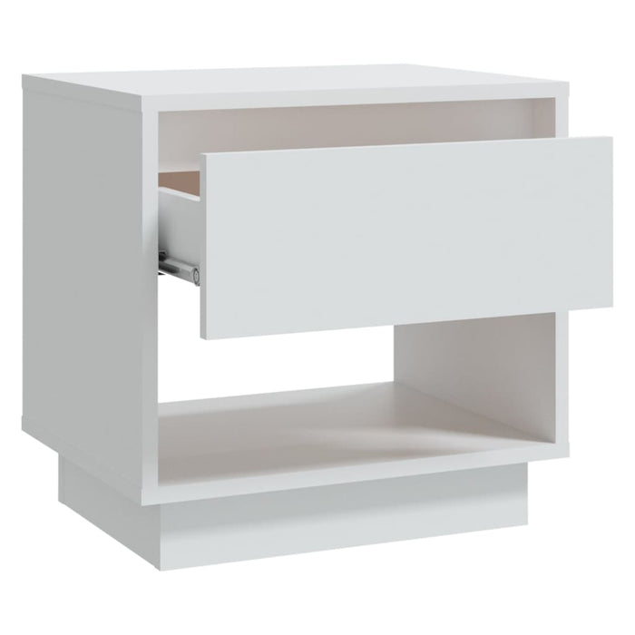 Noptiere, alb, 2 buc., 45x34x44 cm, PAL - WALTI WALTI