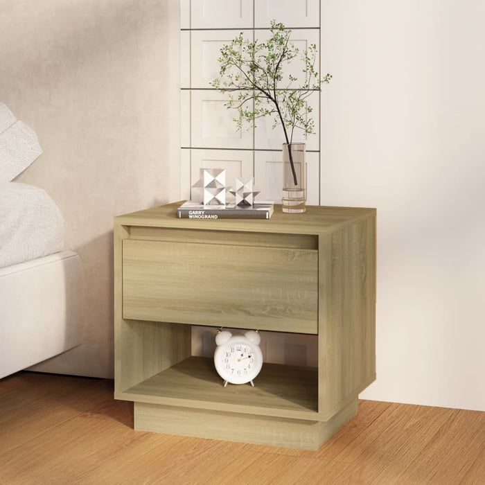 Noptiere, stejar sonoma, 2 buc., 45x34x44 cm, PAL - WALTI WALTI