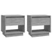 Noptiere, 2 buc., gri beton, 45x34x44 cm, PAL - WALTI WALTI