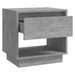 Noptiere, 2 buc., gri beton, 45x34x44 cm, PAL - WALTI WALTI