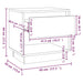 Noptiere, 2 buc., gri beton, 45x34x44 cm, PAL - WALTI WALTI