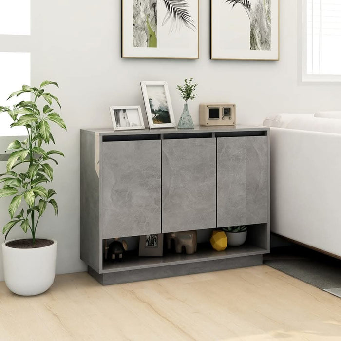 Servantă, gri beton, 97x31x75 cm, PAL - WALTI WALTI
