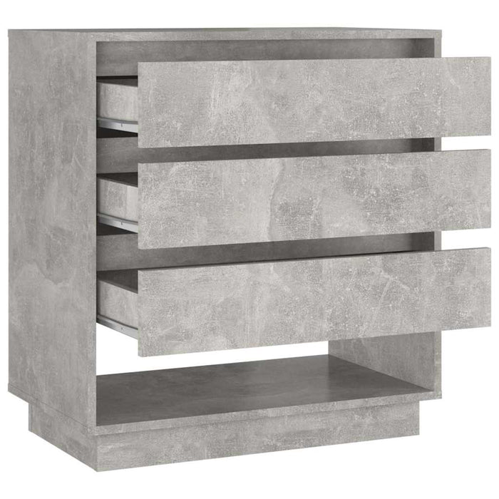 Servantă, gri beton, 70x41x75 cm, lemn prelucrat WALTI