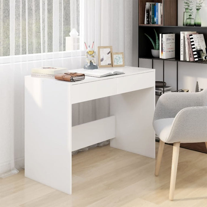 Birou, alb, 101x50x76,5 cm, PAL - WALTI WALTI