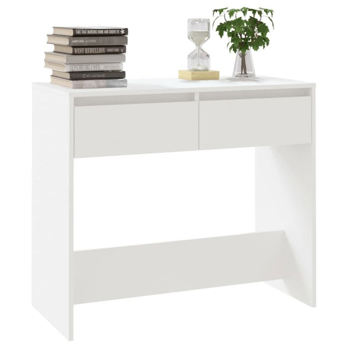 Masă consolă, alb, 89x41x76,5 cm, lemn prelucrat - WALTI WALTI