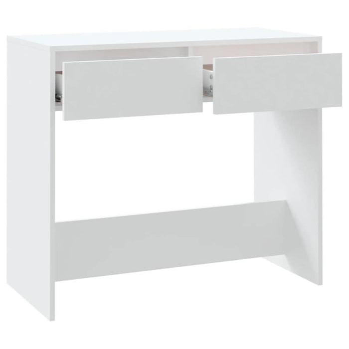 Masă consolă, alb, 89x41x76,5 cm, lemn prelucrat - WALTI WALTI