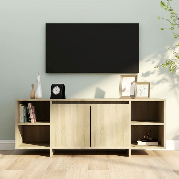 Comodă TV, stejar sonoma, 130x35x50 cm, PAL - WALTI WALTI