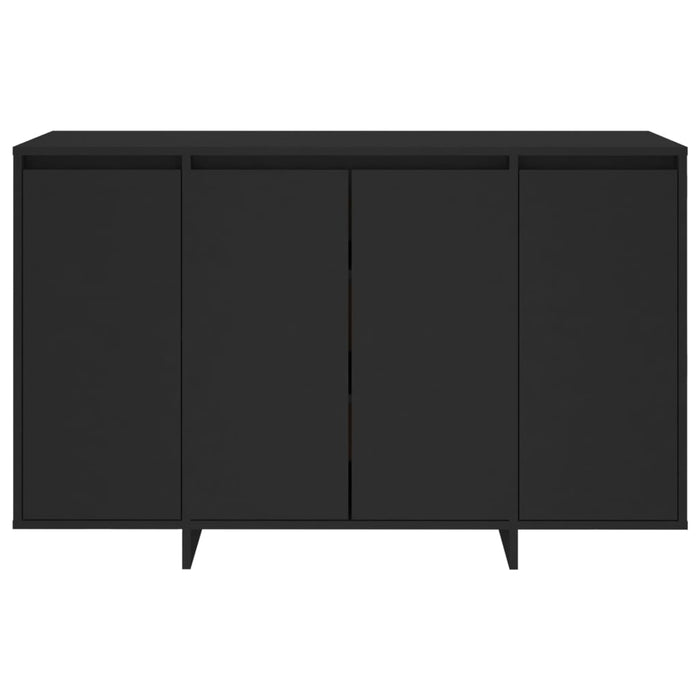 Servantă, negru, 120x41x75 cm, PAL WALTI
