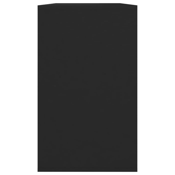 Servantă, negru, 120x41x75 cm, PAL WALTI