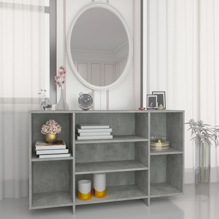 Servantă, gri beton, 120x30x75 cm, PAL - WALTI WALTI