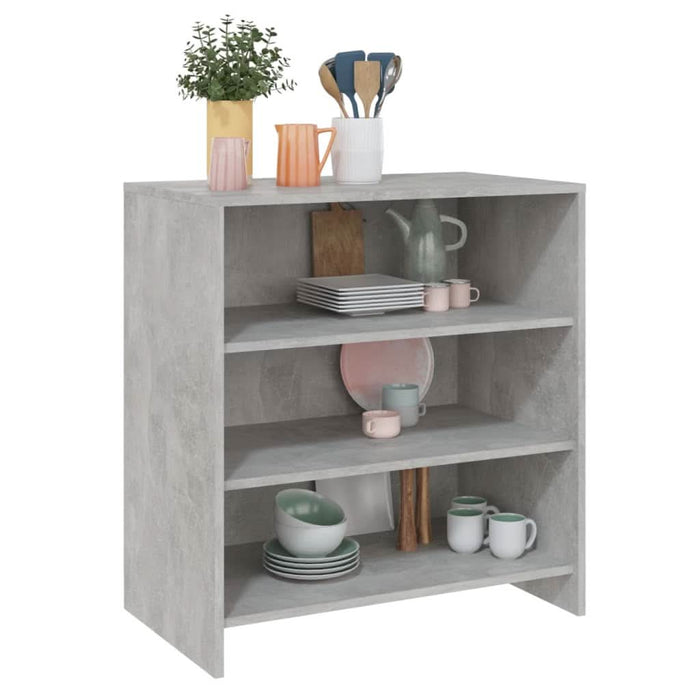 Servantă, gri beton, 70x40,5x75 cm, PAL - WALTI WALTI