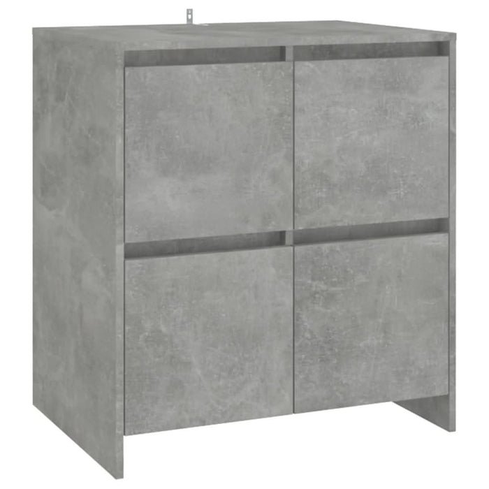 Servantă, gri beton, 70x41x75 cm, lemn prelucrat - WALTI WALTI