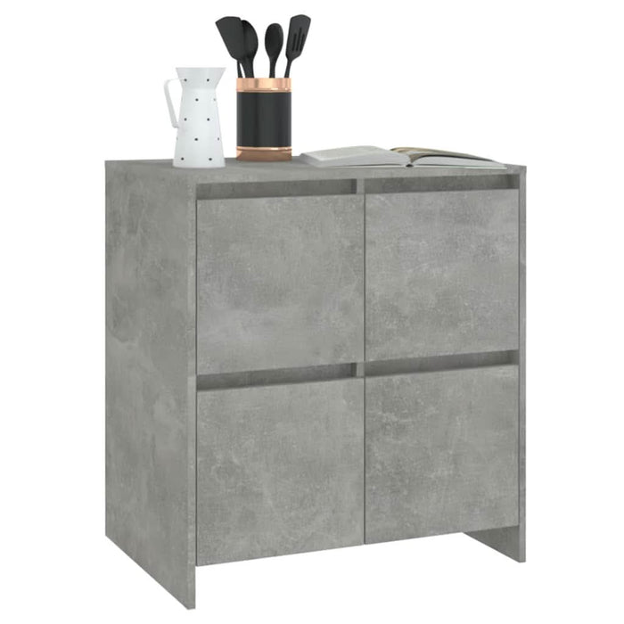Servantă, gri beton, 70x41x75 cm, lemn prelucrat - WALTI WALTI