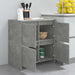 Servantă, gri beton, 70x41x75 cm, lemn prelucrat - WALTI WALTI