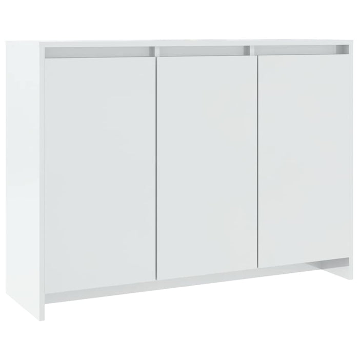 Servantă, alb extralucios, 102x33x75 cm, lemn prelucrat WALTI