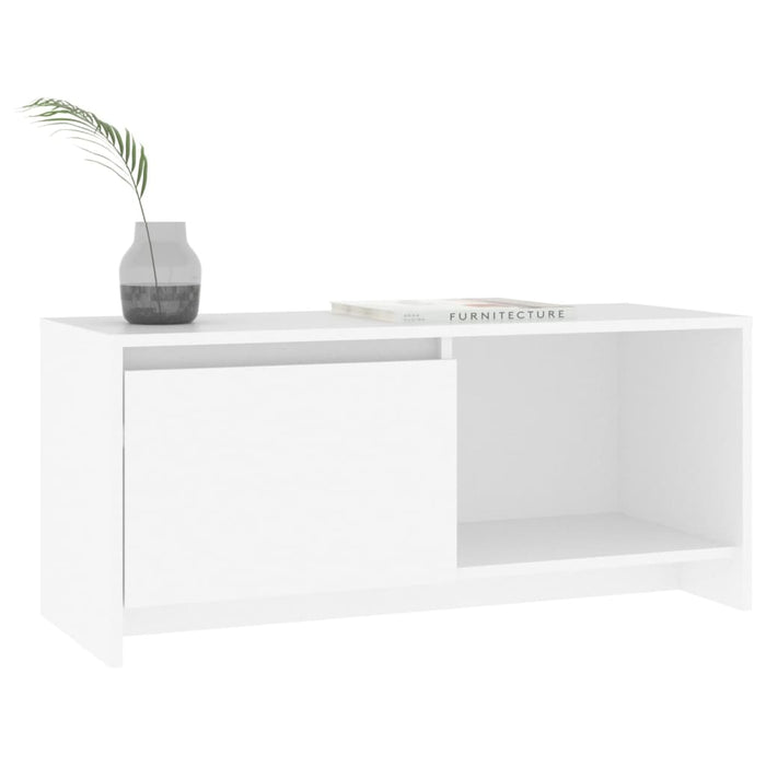 Comodă TV, alb, 90x35x40 cm, PAL - WALTI WALTI