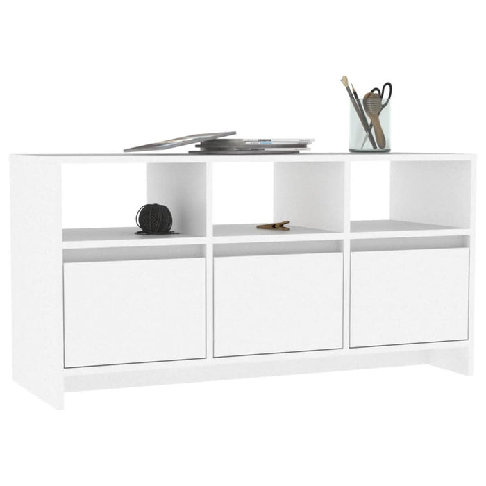 Comodă TV, alb, 102x37,5x52,5 cm, PAL - WALTI WALTI