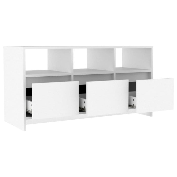 Comodă TV, alb, 102x37,5x52,5 cm, PAL - WALTI WALTI