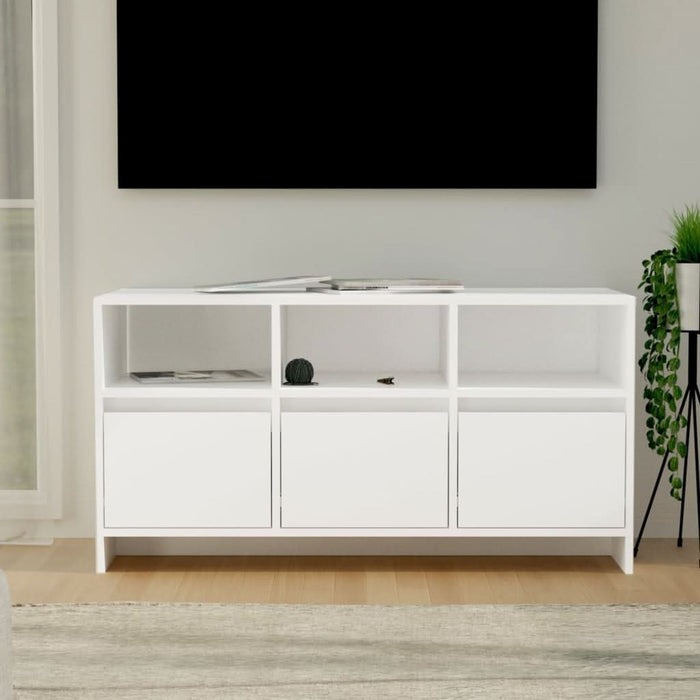 Comodă TV, alb, 102x37,5x52,5 cm, PAL - WALTI WALTI