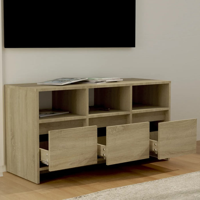 Comodă TV, stejar sonoma, 102x37,5x52,5 cm, PAL WALTI