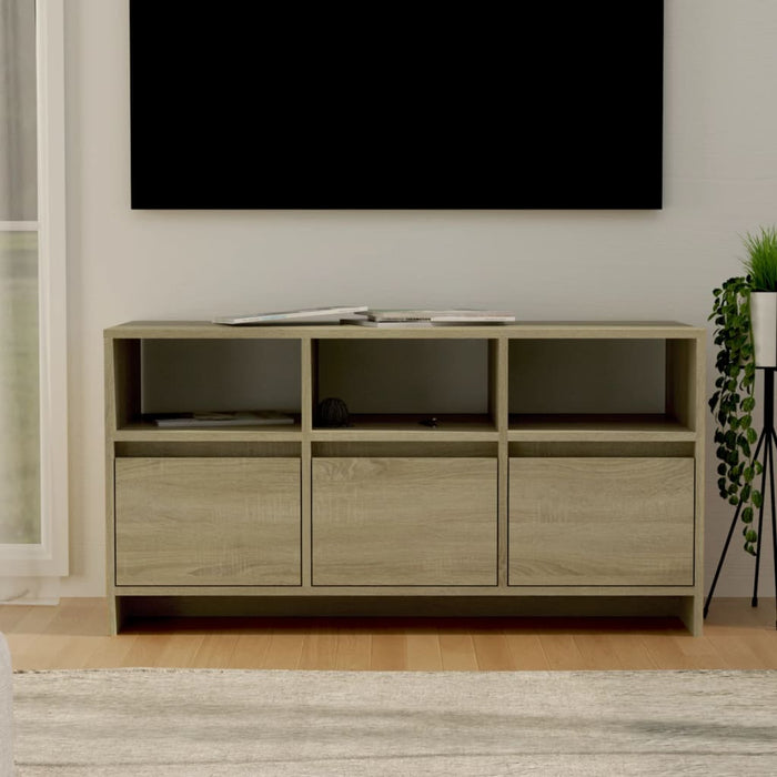 Comodă TV, stejar sonoma, 102x37,5x52,5 cm, PAL WALTI