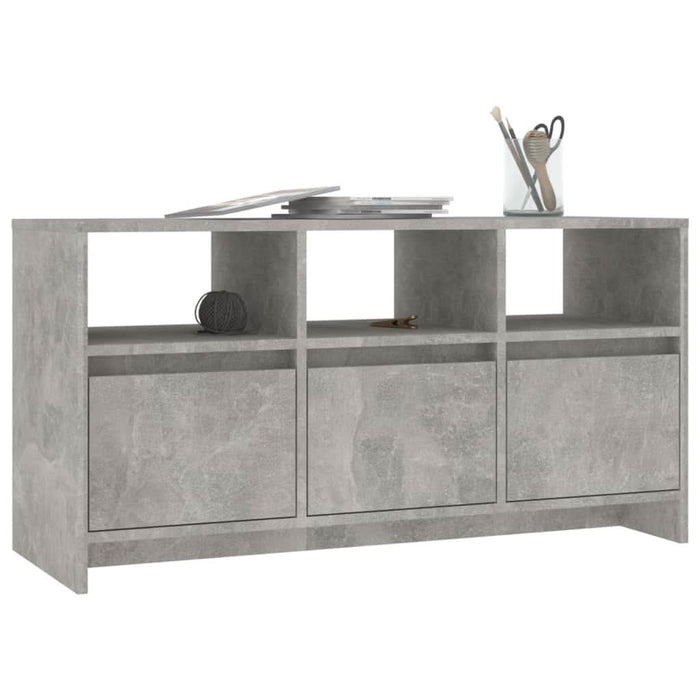 Comodă TV, gri beton, 102x37,5x52,5 cm, PAL - WALTI WALTI