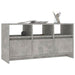 Comodă TV, gri beton, 102x37,5x52,5 cm, PAL - WALTI WALTI