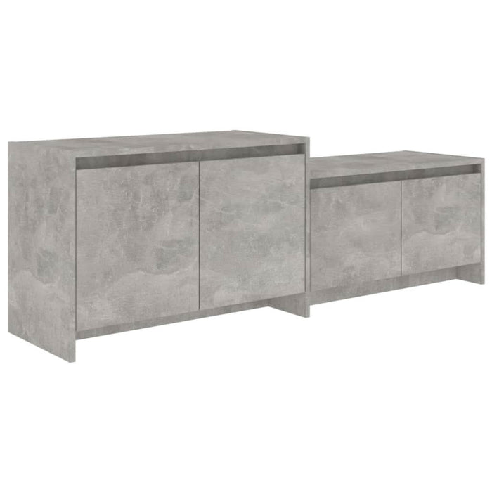 Comodă TV, gri beton, 146,5x35x50 cm, PAL - WALTI WALTI