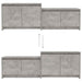 Comodă TV, gri beton, 146,5x35x50 cm, PAL - WALTI WALTI