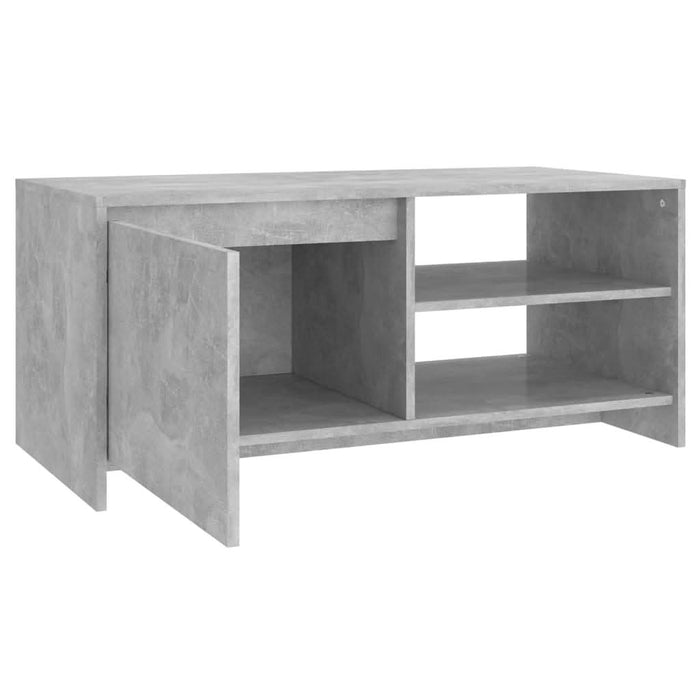Măsuță de cafea, gri beton, 102x50x45 cm, lemn prelucrat - WALTI WALTI