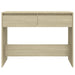 Masă consolă, stejar sonoma, 100x35x76,5 cm, PAL - WALTI WALTI