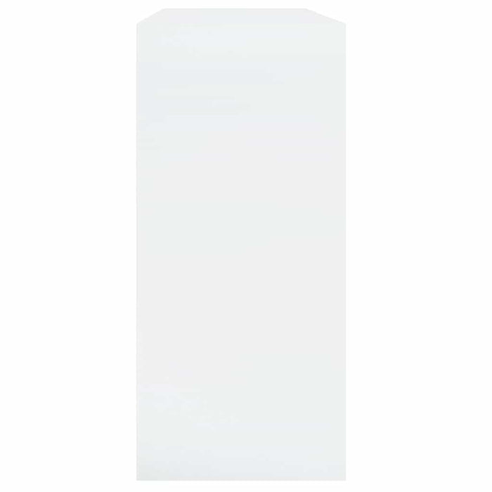Masă consolă, alb extralucios, 100x35x76,5 cm, PAL WALTI