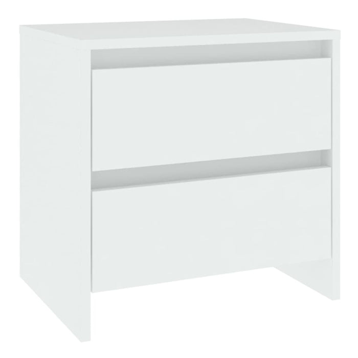 Noptiere, 2 buc., alb, 45x34,5x44,5 cm, PAL - WALTI WALTI