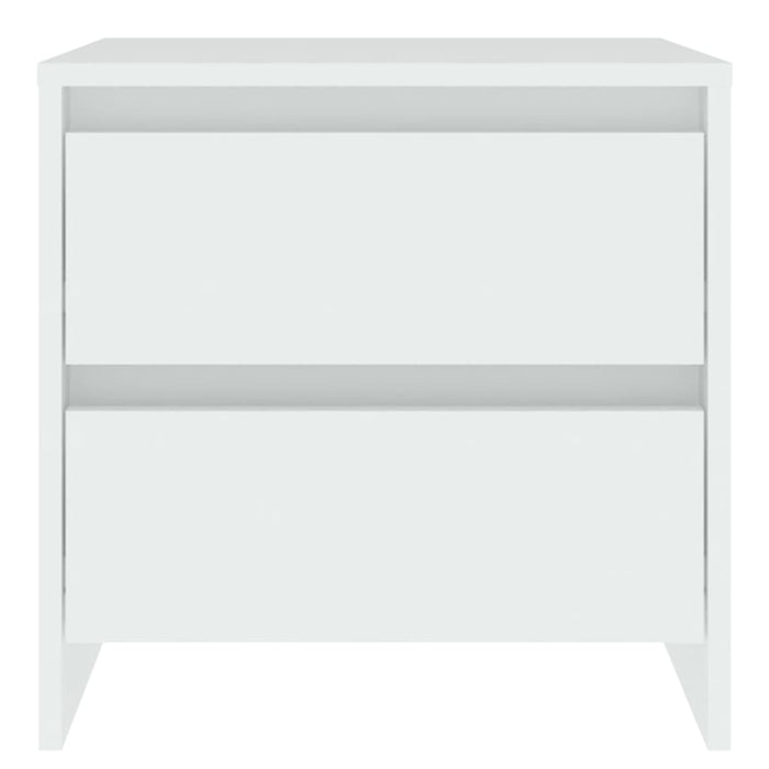 Noptiere, 2 buc., alb, 45x34,5x44,5 cm, PAL - WALTI WALTI