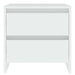 Noptiere, 2 buc., alb, 45x34,5x44,5 cm, PAL - WALTI WALTI