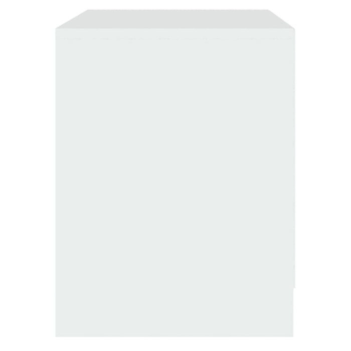 Noptiere, 2 buc., alb, 45x34,5x44,5 cm, PAL - WALTI WALTI