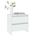 Noptiere, 2 buc., alb, 45x34,5x44,5 cm, PAL - WALTI WALTI