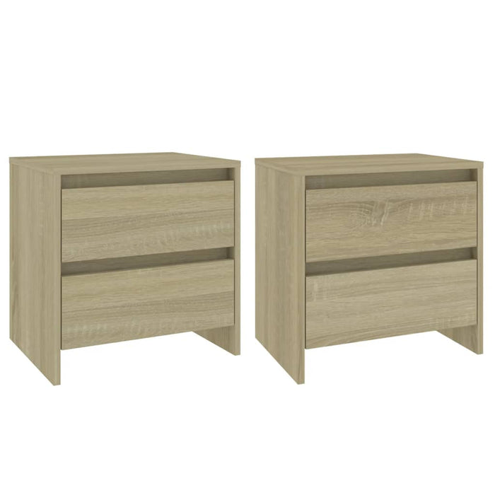 Noptiere, 2 buc., stejar sonoma, 45x34,5x44,5 cm, PAL - WALTI WALTI