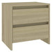 Noptiere, 2 buc., stejar sonoma, 45x34,5x44,5 cm, PAL - WALTI WALTI
