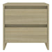 Noptiere, 2 buc., stejar sonoma, 45x34,5x44,5 cm, PAL - WALTI WALTI